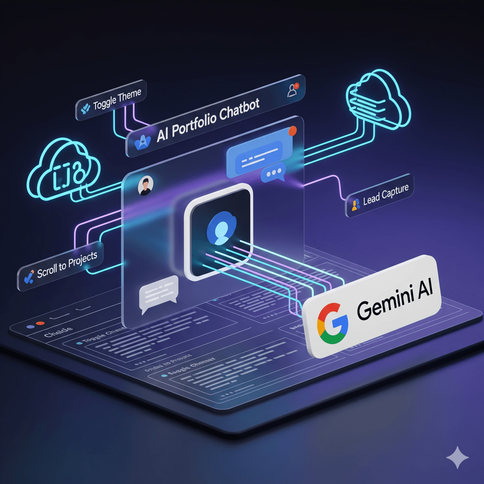 How to Build an AI Portfolio Chatbot with Tool Calling (Gemini + Netlify)
